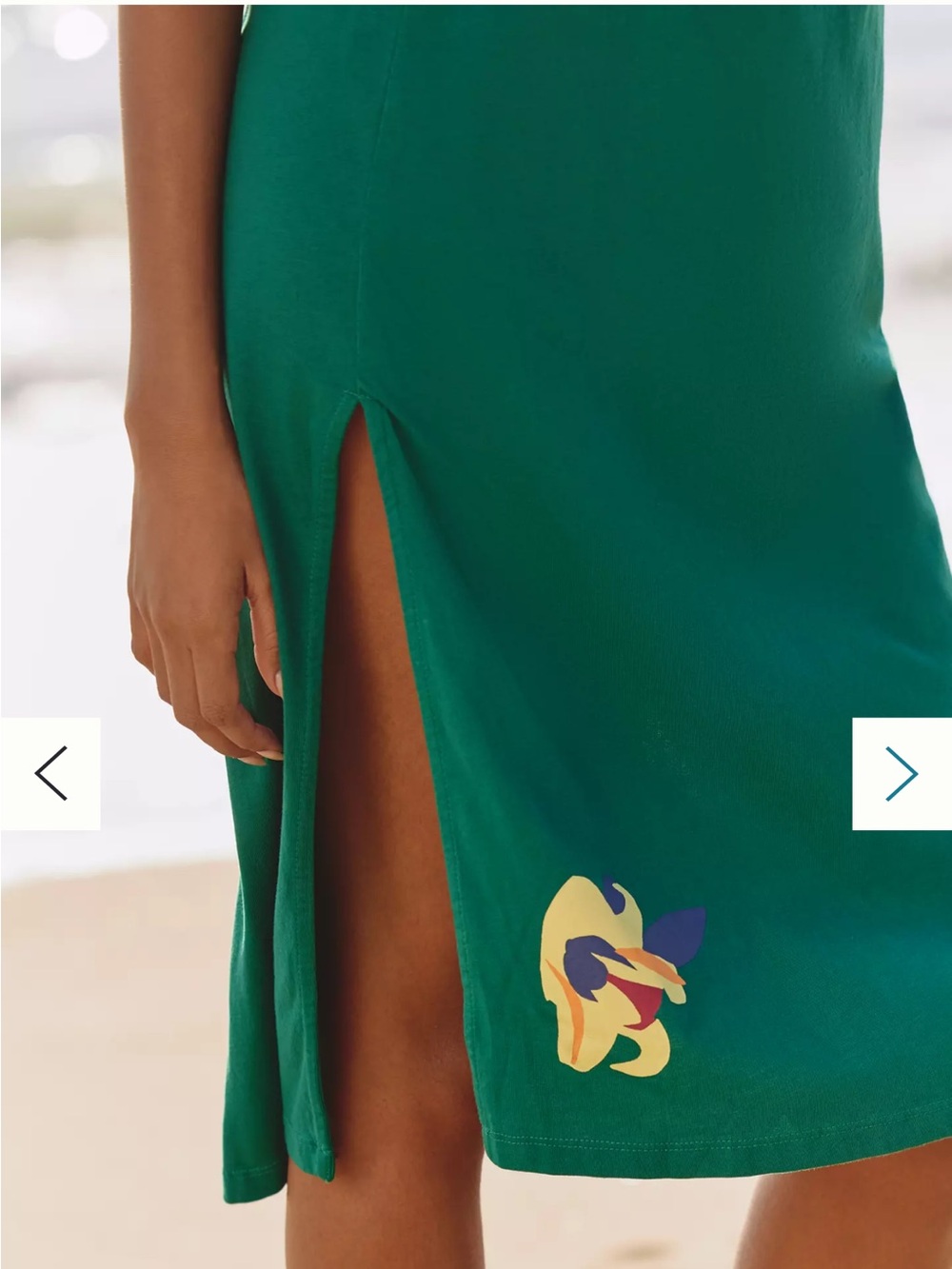 Anthropologie Celandine x Claire Colin Crew-Neck T-Shirt Midi Dress size XL - Picture 3 of 8
